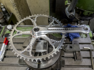 campagnolo SR crankset milling