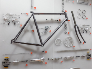 Cinelli Gazzetta della Strada installation